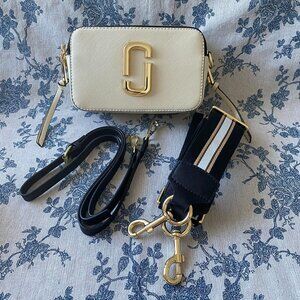 Jacobas White Camera Bag